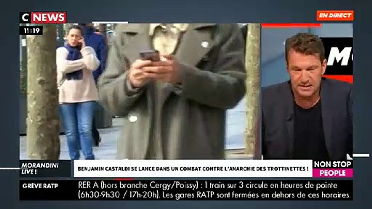 EXCLU - Benjamin Castaldi lance un combat contre l'anarchie des trottinettes: "Je ne veux pas qu'on vienne me dire un jour que mon fils est mort sur une trottinette" - VIDEO