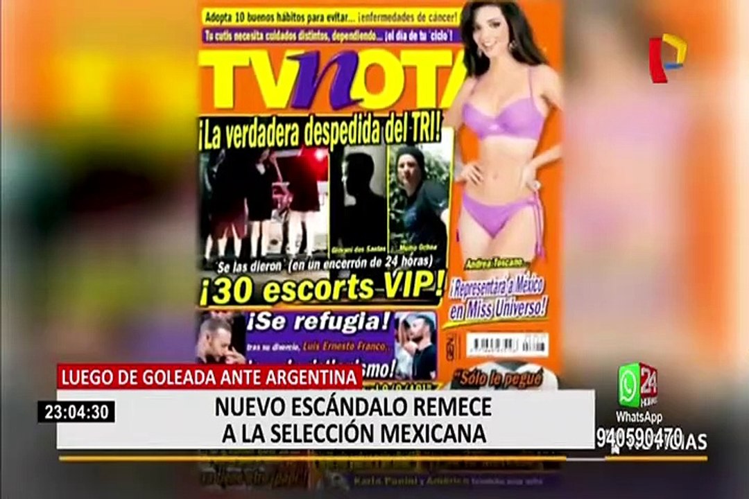 Selección de México: fiesta con mujeres antes de la goleada ante Argentina