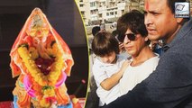 INSIDE Shah Rukh Khan's Ganpati Visarjan At Mannat