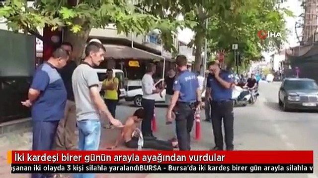 İki kardeşi birer günün arayla ayağından vurdular
