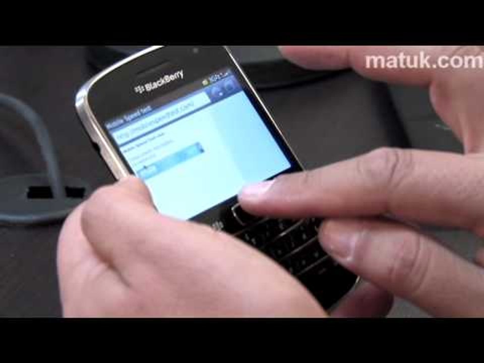 Probando Blackberry Bold 9900