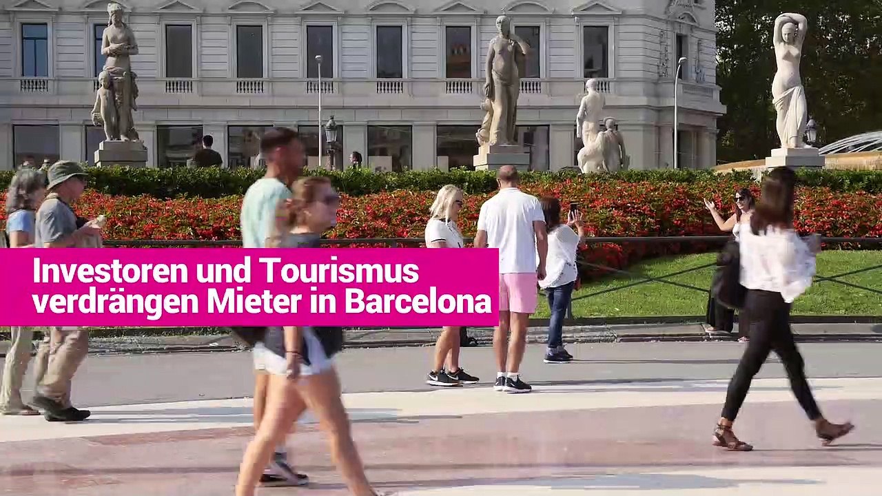 Investoren verdrängen Mieter in Barcelona