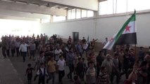 Tel Rıfatlılar YPG/PKK ve Esed rejimini protesto etti