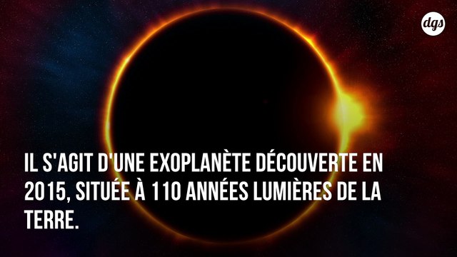 Découverte de vapeur d'eau sur une exoplanète qui indiquerait la présence de nuages et de pluie