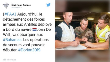 Bahamas. Les soldats français arrivent pour apporter leur aide aux sinistrés de Dorian