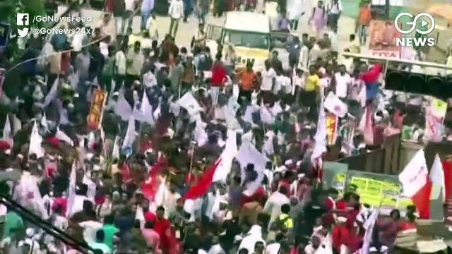 West Bengal: Clash Between Left Protestors And Police