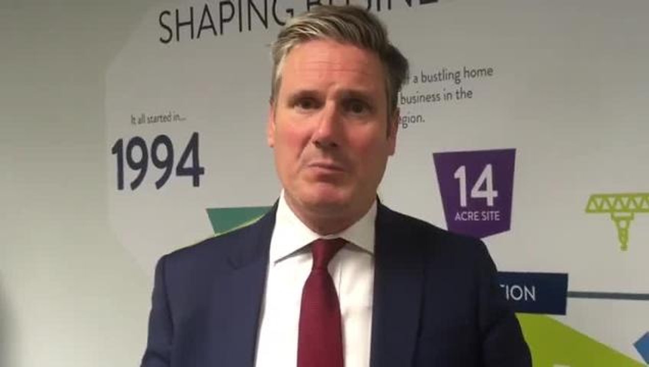 npse 13-09-19 keir starmer in Sunderland ft