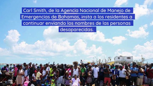 2.500 personas siguen desaparecidas en Bahamas tras el huracán Dorian