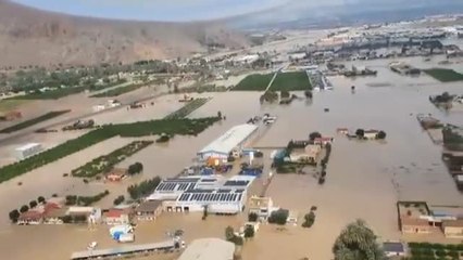 La gota fría anega por completo la Vega Baja del Segura