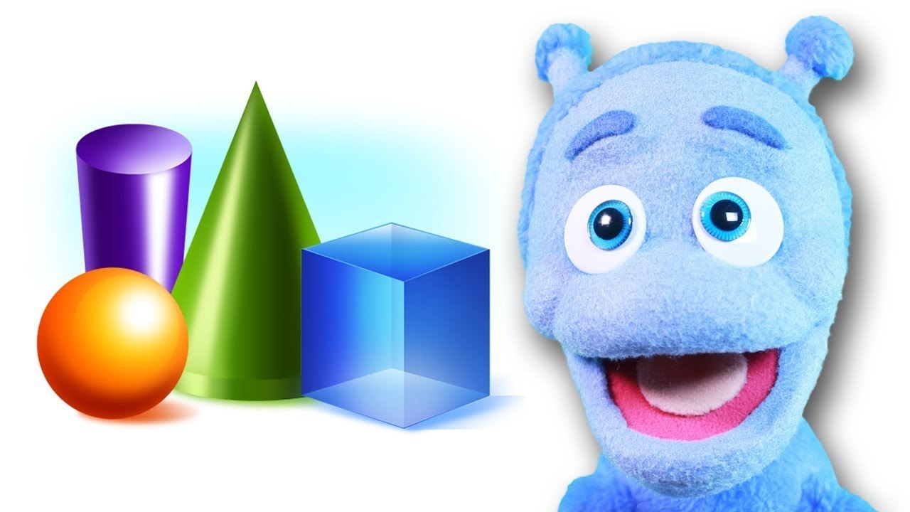 Learning shapes with UBU the ALIEN! Kids love him!