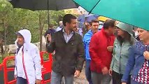 Casado contempla en Ontinyent los efectos de la gota fría