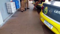 Ladrão é flagrado por morador enquanto furtava televisão no Bairro Alto Alegre