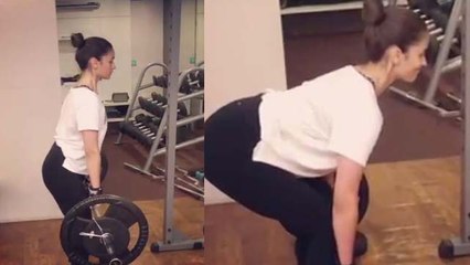 Alia Bhatt sets personal record with 70 Kg deadlift,Check out | FilmiBeat