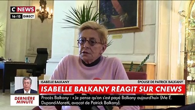 Patrick Balkany condamné à 4 ans de prison - Isabelle Balkany : J'aime mon mari, j'ai de l'admiration pour lui, je suis fière de lui