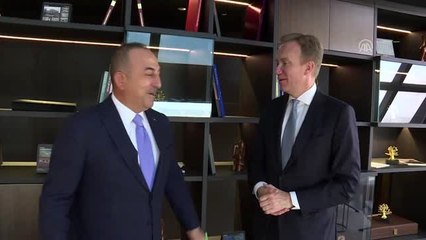 Çavuşoğlu, Dünya Ekonomik Forumu Başkanı Brende'yi kabul etti