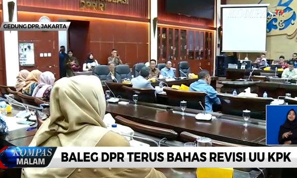 Baleg DPR Terus Membahas Revisi UU KPK