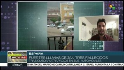 Al menos tres personas fallecen tras fuertes lluvias en España