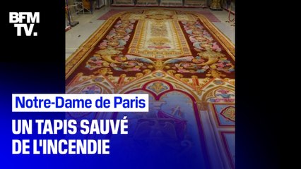 Un trésor du patrimoine sauvé des flammes de Notre-Dame: le tapis de "Louis-Philippe" va être restauré