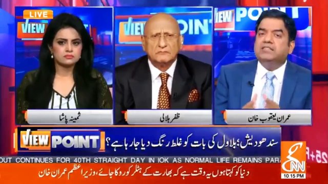 Bilawal thinks 'Sindhu-desh' slogan is to strengthen PPP vote-bank in Sindh: Imran Yaqub Khan