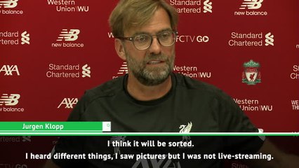 I trust UEFA will give us a shower - Klopp on Napoli changing rooms