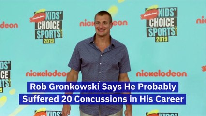 Rob Gronkowski Says He Probably Suffered 20 Concussions in His Career