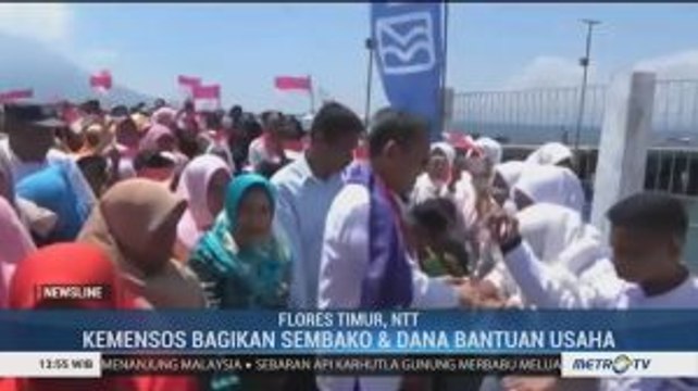 Kemensos Berikan Bantuan Bagi Warga Lamakera NTT