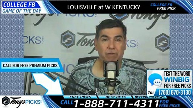 Louisville Western Kentucky College Football Pick 9/14/2019