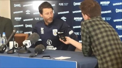 Cowley: pre Huddersfield v Sheffield Wednesday