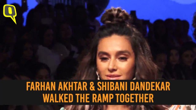 Katrina Kaif, Farhan Akhtar & Shibani at Lakme Fashion Week