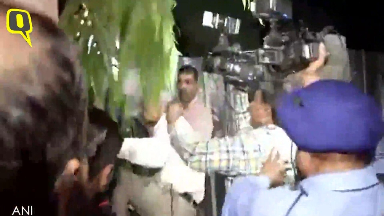 CBI Team at Chidambaram’s House, Scales Wall to Enter Premises