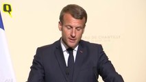 PM Modi and French President Emmanuel Macron Address a Joint Press Briefing