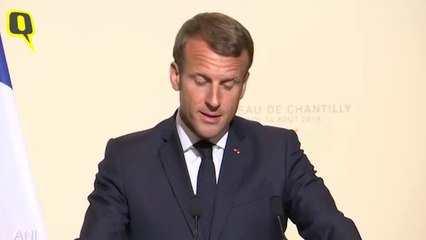 PM Modi and French President Emmanuel Macron Address a Joint Press Briefing