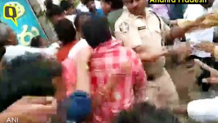 YSRCP Dalit MLA Sri Devi Allegedly Stopped From Entering Ganesh Pandal By TDP Workers