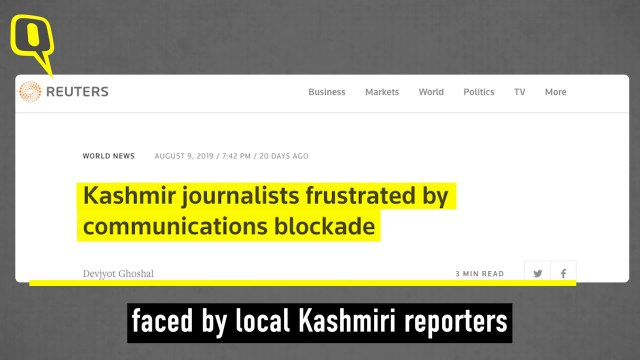 Are Indian & International Media Talking About the Same Kashmir?