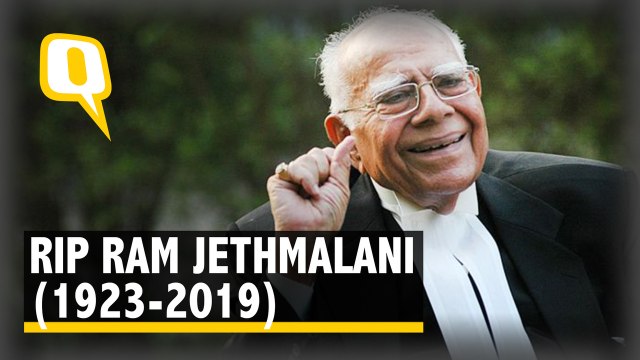 Ram Jethmalani – Eminent Lawyer, Former Union Minister – Passes Away at 95