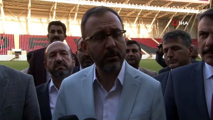 Bakan Kasapoğlu: “Devasa tesislerimiz var”