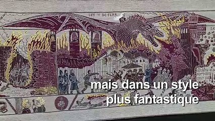 Une tapisserie tisse la saga Game of Thrones à Bayeux