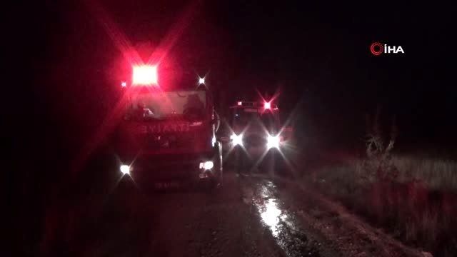 Bolu'da, örtü yangınında 5 hektarlık alan zarar gördü