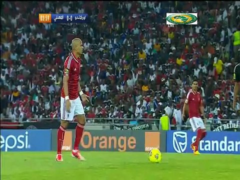 الشوط الاول مباراة الاهلى و اورلاندو بيراتس 1-1 ذهاب نهائى دورى ابطال افريقيا 2013