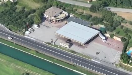 Pove del Grappa (VI) - Perdita di gpl in stazione di servizio: chiusa la Valsugana (13.09.19)