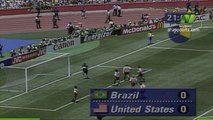 الشوط الثاني مباراة البرازيل و امريكا 1-0 ثمن نهائي كاس العالم 1994