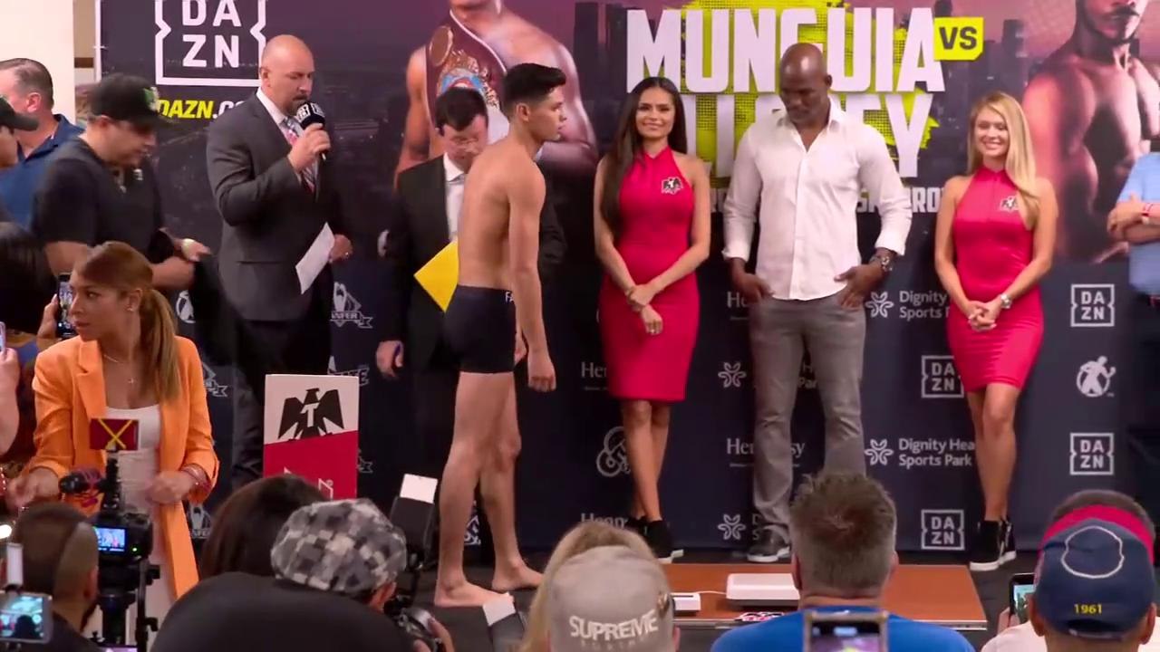 Ryan Garcia weigh-in - video Dailymotion