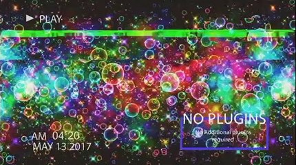 Adobe After Effects Template VHS Opener -- Modern Glitch Slideshow