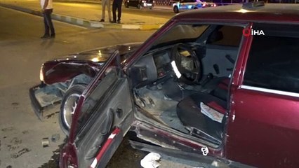 Karaman’da otomobil ile hafif ticari araç çarpıştı: 2 yaralı