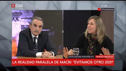 Myriam Bregman le señala duramente a Moreno el colaboracionismo del peronismo con Cambiemos