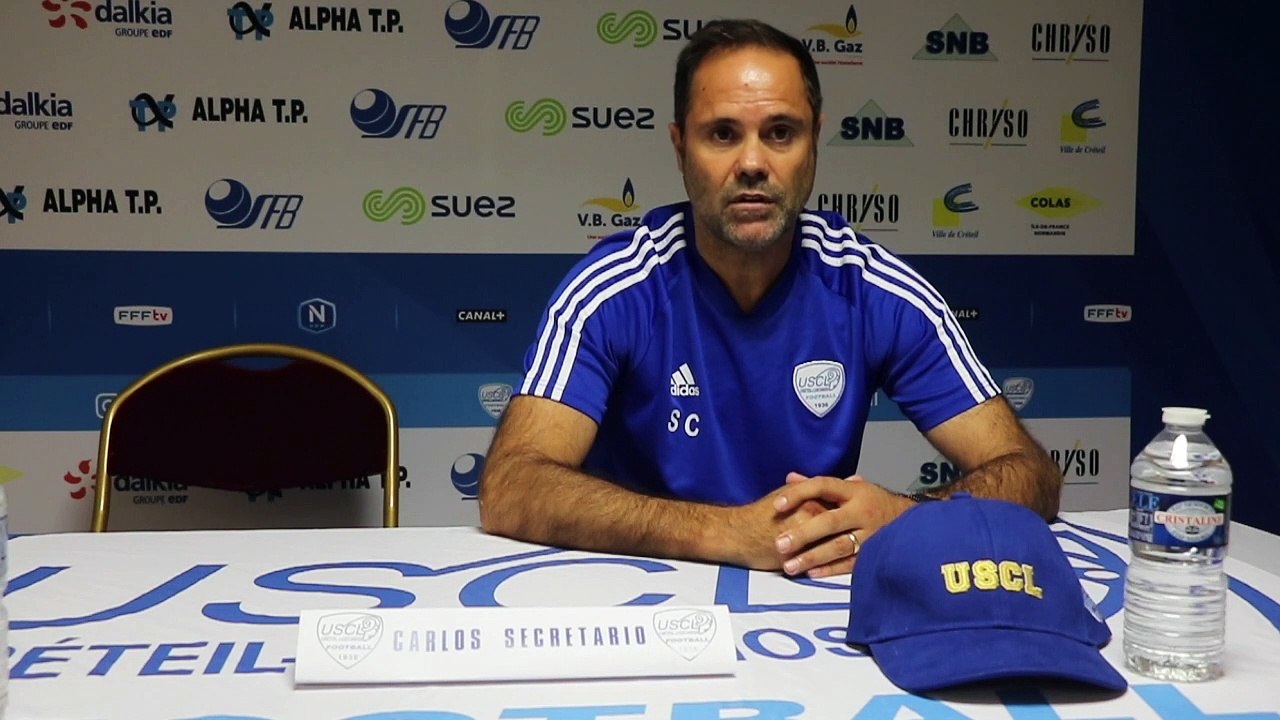 J7 USCL 3-1 Béziers : la conférence de presse de Carlos Secretário
