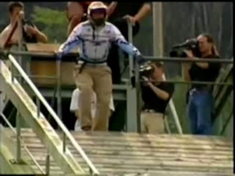 Tremplin de saut à Ski en vélo