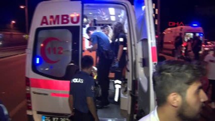 Kontrolden çıkan otomobil başka bir araca çarptı: 5 yaralı