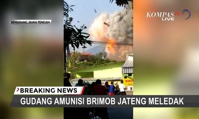 BREAKING NEWS: Gudang Amunisi Brimob Jateng Meledak, Ledakan Terdengar Hingga Radius 5 Km
