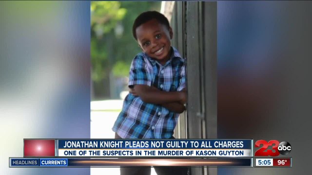 Jonathan Knight pleads not guilty in shooting death of Kason Guyton